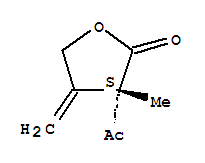 (3s)-(9ci)-3-乙?；?3-甲基-4-亞甲基-2(3H)-呋喃酮結(jié)構(gòu)式_220308-41-8結(jié)構(gòu)式