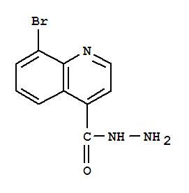 (9ci)-8-溴-4-喹啉羧酸肼結構式_220844-60-0結構式