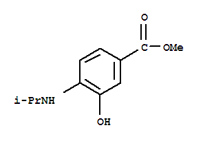(9ci)-3-羥基-4-[(1-甲基乙基)氨基]-苯甲酸甲酯結(jié)構(gòu)式_220844-94-0結(jié)構(gòu)式
