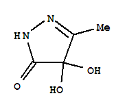 (9ci)-2,4-二氫-4,4-二羥基-5-甲基-3H-吡唑-3-酮結(jié)構(gòu)式_221325-59-3結(jié)構(gòu)式