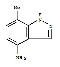 (9ci)-7-甲基-1H-吲唑-4-胺結(jié)構(gòu)式_221681-73-8結(jié)構(gòu)式