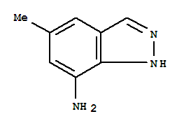 (9ci)-5-甲基-1H-吲唑-7-胺結(jié)構(gòu)式_221681-90-9結(jié)構(gòu)式