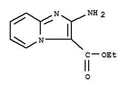 (9ci)-2-氨基-咪唑并[1,2-a]吡啶-3-羧酸乙酯結(jié)構(gòu)式_221893-57-8結(jié)構(gòu)式