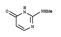 (9ci)-2-(甲基氨基)-4(1H)-嘧啶酮結(jié)構(gòu)式_22404-50-8結(jié)構(gòu)式