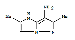 (9ci)-2,6-二甲基-1H-咪唑并[1,2-b]吡唑-7-胺結(jié)構(gòu)式_227611-52-1結(jié)構(gòu)式