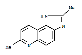 (8ci)-2,7-二甲基-1H-咪唑并[4,5-f]喹啉結(jié)構(gòu)式_23291-74-9結(jié)構(gòu)式