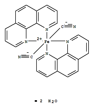 二氰雙(1,10-菲結構式_23425-29-8結構式