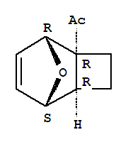 1-[(1R,2R,5R,6S)-9-氧雜三環(huán)[4.2.1.0<sup>2,5</sup>]壬-7-烯-2-基]乙酮結(jié)構(gòu)式_245320-85-8結(jié)構(gòu)式