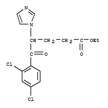 gamma--(2,4-二氯苯甲?；?-1H-咪唑-1-丁酸乙酯結(jié)構(gòu)式_252953-79-0結(jié)構(gòu)式