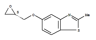 (9ci)-2-甲基-5-[(2s)-環(huán)氧乙烷甲氧基]-苯并噻唑結(jié)構(gòu)式_256420-60-7結(jié)構(gòu)式