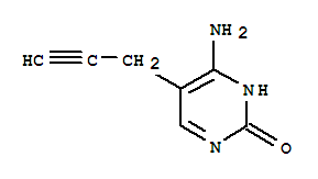 2(1H)-pyrimidinone, 4-amino-5-(2-propynyl)-(9ci)Structure,257862-47-8Structure 2(1H)-pyrimidinone, 4-amino-5-(2-propynyl)-(9ci) Structure,257862-47-8Structure