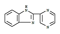 (9ci)-2-吡嗪-1H-苯并咪唑結構式_2602-88-2結構式