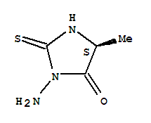 (5s)-(9ci)-3-氨基-5-甲基-2-硫氧代-,4-咪唑啉酮結(jié)構(gòu)式_262438-36-8結(jié)構(gòu)式