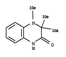 (9ci)-3,4-二氫-3,3,4-三甲基-2(1H)-喹噁啉酮結(jié)構(gòu)式_265995-02-6結(jié)構(gòu)式
