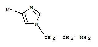 (9ci)-4-甲基-1H-咪唑-1-乙胺結(jié)構(gòu)式_279236-22-5結(jié)構(gòu)式