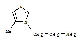(9ci)-5-甲基-1H-咪唑-1-乙胺結(jié)構(gòu)式_279236-80-5結(jié)構(gòu)式