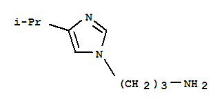 (9ci)-4-(1-甲基乙基)-1H-咪唑-1-丙胺結(jié)構(gòu)式_279238-56-1結(jié)構(gòu)式