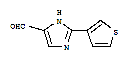 (9ci)-2-(3-噻吩)-1H-咪唑-4-羧醛結(jié)構(gòu)式_279251-05-7結(jié)構(gòu)式