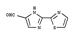 (9ci)-2-(2-噻唑)-1H-咪唑-4-羧醛結(jié)構(gòu)式_279251-07-9結(jié)構(gòu)式