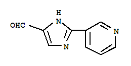 (9ci)-2-(3-吡啶)-1H-咪唑-4-羧醛結(jié)構(gòu)式_279251-09-1結(jié)構(gòu)式