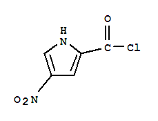 (9ci)-4-硝基-1H-吡咯-2-羰酰氯結構式_28494-49-7結構式