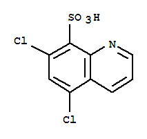  5,7-二氯-8-喹啉磺酸結構式_28712-89-2結構式