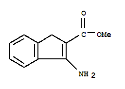 (9ci)-3-氨基-1H-茚-2-羧酸甲酯結(jié)構(gòu)式_28873-85-0結(jié)構(gòu)式