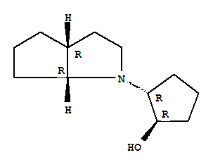 (1r,2r)-(9ci)-2-[(3ar,6ar)-六氫環(huán)戊并[b]吡咯-1(2H)-基]-環(huán)戊醇結(jié)構(gòu)式_291541-66-7結(jié)構(gòu)式