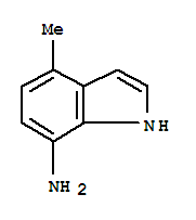 (9ci)-4-甲基-1H-吲哚-7-胺結(jié)構(gòu)式_292636-15-8結(jié)構(gòu)式