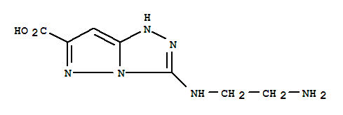 1H-pyrazolo[5,1-c]-1,2,4-triazole-6-carboxylicacid,3-[(2-aminoethyl)amino]- Structure,298699-41-9Structure