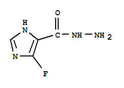 (9ci)-5-氟-1H-咪唑-4-羧酸肼結(jié)構(gòu)式_330953-77-0結(jié)構(gòu)式