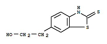 (9ci)-6-(2-疏基乙基)-2(3H)-苯并噻唑硫酮結構式_33125-85-8結構式