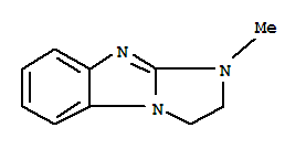 (9ci)-2,3-二氫-1-甲基-1H-咪唑并[1,2-a]苯并咪唑結(jié)構(gòu)式_331971-08-5結(jié)構(gòu)式