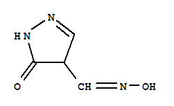 (9Ci)-4,5-二氫-5-氧代-1H-吡唑-4-羧醛-4-肟結(jié)構(gòu)式_339020-82-5結(jié)構(gòu)式