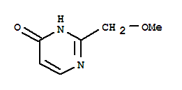 (9Ci)-2-(甲氧基甲基)-4(1H)-嘧啶酮結(jié)構(gòu)式_34274-23-2結(jié)構(gòu)式