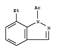 (9ci)-1-乙?；?7-乙基-1H-吲唑結(jié)構(gòu)式_343773-69-3結(jié)構(gòu)式