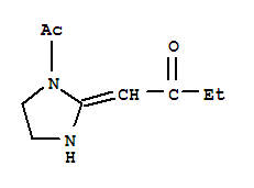 (9Ci)-1-乙?；?2-(2-氧代丁基)-咪唑啉結(jié)構(gòu)式_344304-10-5結(jié)構(gòu)式
