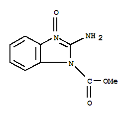 (9ci)-2-氨基-1H-苯并咪唑-1-羧酸甲酯,3-氧化物結構式_344886-39-1結構式