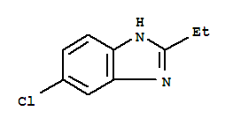 (9ci)-5-氯-2-乙基-1H-苯并咪唑結(jié)構(gòu)式_34569-15-8結(jié)構(gòu)式
