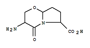 (9ci)-3-氨基六氫-4-氧代-2H-吡咯并[2,1-b][1,3]噁嗪-6-羧酸結(jié)構(gòu)式_349101-93-5結(jié)構(gòu)式