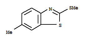 (7ci,8ci,9ci)-6-甲基-2-(甲基硫代)-苯并噻唑結(jié)構(gòu)式_3507-35-5結(jié)構(gòu)式