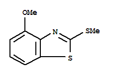 (7ci,8ci,9ci)-4-甲氧基-2-(甲基硫代)-苯并噻唑結(jié)構(gòu)式_3507-36-6結(jié)構(gòu)式