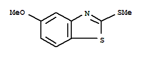 (7ci,8ci,9ci)-5-甲氧基-2-(甲基硫代)-苯并噻唑結(jié)構(gòu)式_3507-37-7結(jié)構(gòu)式