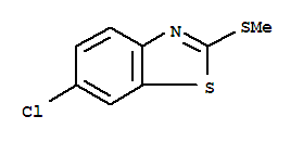 (6ci,7ci,8ci,9ci)-6-氯-2-(甲基硫代)-苯并噻唑結(jié)構(gòu)式_3507-42-4結(jié)構(gòu)式