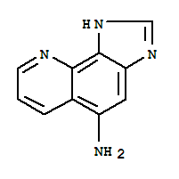(9ci)-1H-咪唑并[4,5-h]喹啉-5-胺結(jié)構(gòu)式_35313-62-3結(jié)構(gòu)式