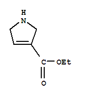 (9ci)-2,5-二氫-1H-吡咯-3-羧酸乙酯結構式_35516-95-1結構式