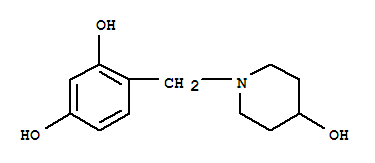 (9ci)-4-[(4-羥基-1-哌啶基)甲基]-1,3-苯二醇結(jié)構(gòu)式_364365-68-4結(jié)構(gòu)式