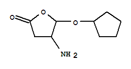 (9ci)-4-氨基-5-(環(huán)戊基氧基)二氫-2(3H)-呋喃酮結構式_370875-31-3結構式