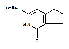 (9ci)-3-丁基-2,5,6,7-四氫-1H-環(huán)戊并[c]吡啶-1-酮結(jié)構(gòu)式_371151-24-5結(jié)構(gòu)式