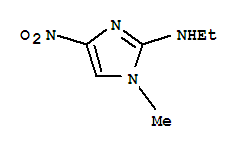 (9ci)-n-乙基-1-甲基-4-硝基-1H-咪唑-2-胺結構式_371939-78-5結構式